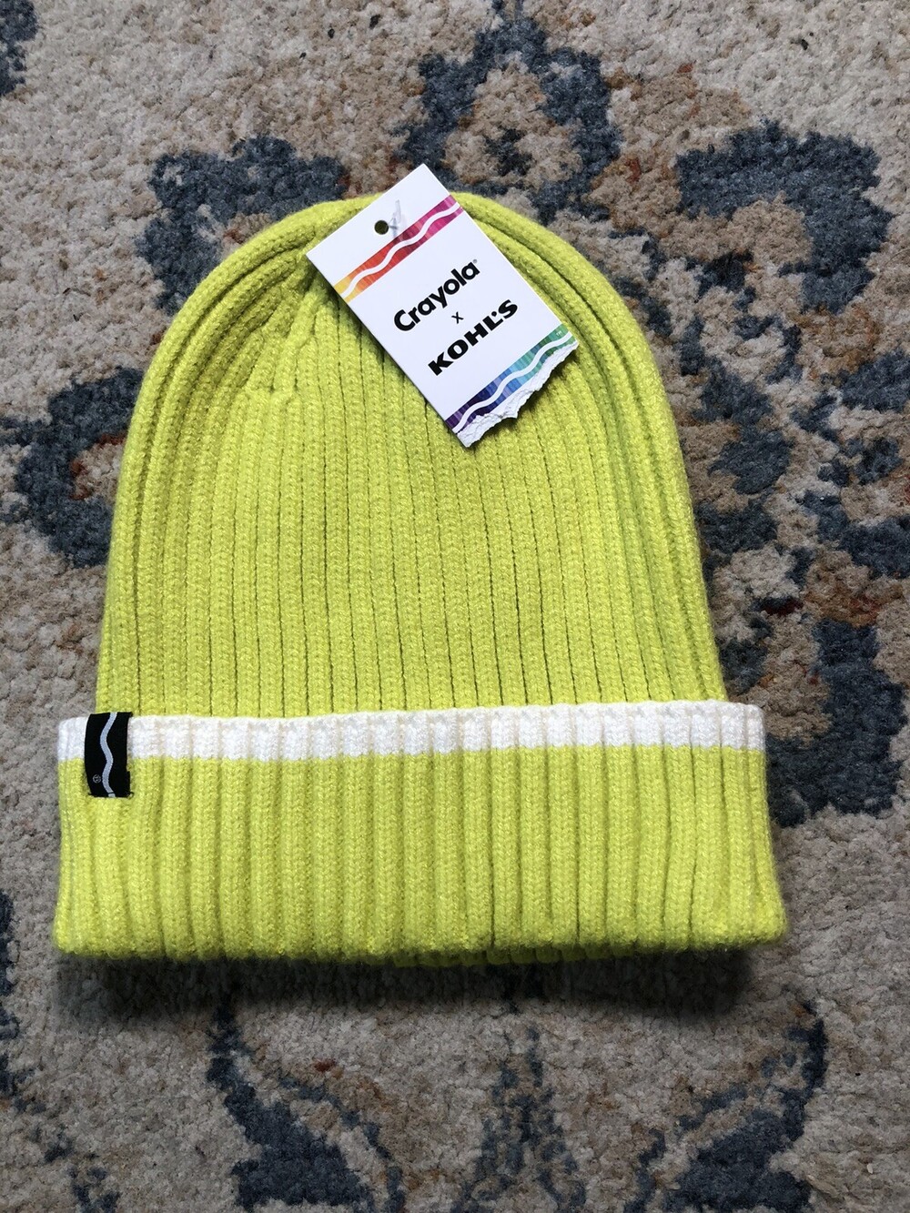 Kohl's x Crayola Yellow Beanie NWT One Size